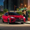 2019 Toyota Camry sunroof and moonroof options at Tustin car dealerships