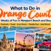 Orange-County-events-guide-featuring-Newport-Beach-local-festivals-food-a-sandcastle-contest-carnival-rides-classic-cars-and-family-activities